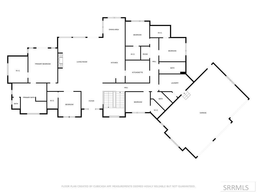 Main floor plan of 571 Partridge Lane